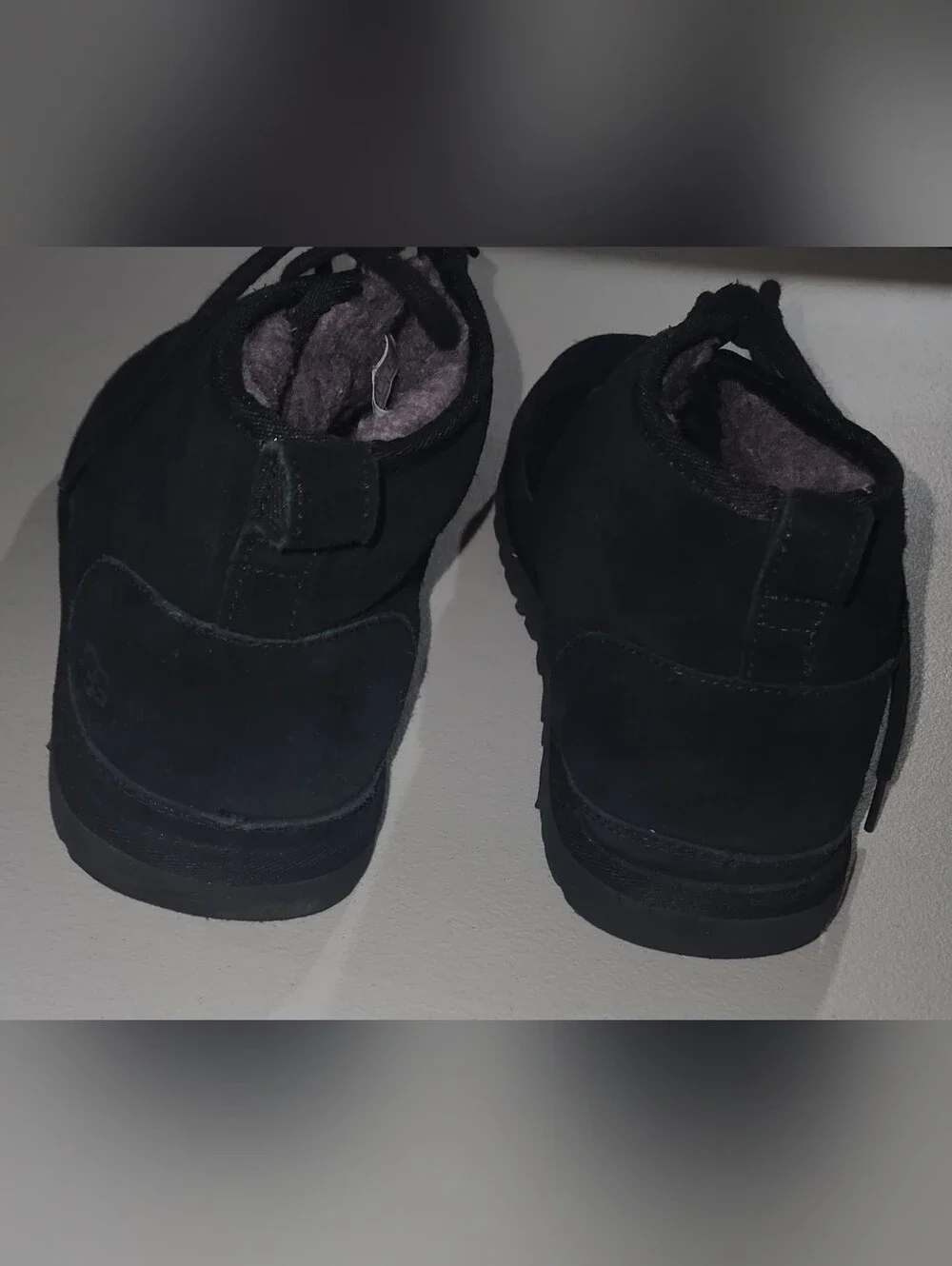 UGG black suede